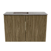 Mondiaz JOYA-DLUX 60cm toiletmeubel - kleur Dusk - Wastafel FAYE positie Links Zonder kraangat kleur Oza. SW1425974