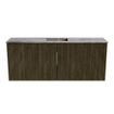 Mondiaz JOYA-DLUX 100cm meuble de salle de bains - couleur Shadow - Vasque FAYE position Milieu Sans trou de robinet couleur Sombra. SW1425217