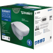Duravit D-code pack WC suspendu avec abattant softclose blanc SW104244