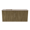 Mondiaz JOYA-DLUX 90cm meuble de toilette - couleur Dusk - Vasque FAYE position Gauche Sans trou de robinet couleur Saba SW1426063