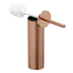 Brosse de toilette Geesa Nemox avec support (tête blanche) - bronze brossé SW1242488