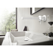 Hansgrohe Finoris ensemble de finition pour mitigeur de lavabo encastré 1- levier noir mat SW651252
