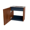 Mondiaz JOYA-DLUX 40cm meuble de toilette - couleur Ruby - Vasque FAYE position Droite Sans trou de robinet couleur Sombra. SW1425648