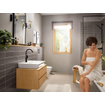 Hansgrohe Rebris E Mitigeur lavabo 1 trou 210 mm avec bec pivotant avec vidage noir mat SW796606