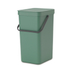 Brabantia Sort & Go Afvalemmer - 16 liter - hengsel - met beugel - fir green SW1117367