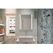 Hansgrohe Xarita Lite Q Spiegel - 60x70cm - led verlichting - Verticaal - wandschakelaar - Mat wit SW1165018