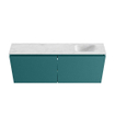 MONDIAZ TURE-DLUX Meuble WC 120cm Smag. Lavabo EDEN Opalo position droite. Avec 1 trou de robinet. SW1104621