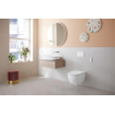 Geberit AquaClean Alba WC-douche - 37.5x56.5x40.5cm - sans bride de rinçage - rinçage profond - télécommande - KeraTect - blanc brillant SW1026642