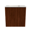 Mondiaz JOYA-DLUX Meuble de toilette 40cm - couleur Ruby - Vasque FAYE position Gauche 1 trou de robinet couleur Ostra. SW1423743