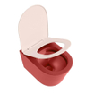 MONDIAZ LAVIE WC suspendu - 36x53cm - sans bride - Rosee (rose) - softclose - quick-release - abattant WC - Fire (rouge) SW1208685