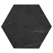 Terravito Fareno carreau mural et de sol - 21.6x25cm - 9mm - Hexagone - effet marbre - anthracite mat SW420150