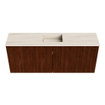 Mondiaz JOYA-DLUX 100cm toiletmeubel - kleur Ruby - Wastafel FAYE positie Midden Zonder kraangat kleur Meli. SW1425370