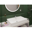 Hansgrohe Xanuia Q Wastafel/Fontein - 80x48cm - opbouw - 1 kraangat - met overloop - wit glans SW1165121