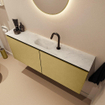 MONDIAZ TURE-DLUX 120cm toiletmeubel Oro. EDEN wastafel Opalo positie midden. Met 1 kraangat. SW1104472