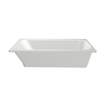 Xenz Aruba Ligbad - 170x75x48 - afvoer Midden - zonder overloop - acryl - wit SW378291