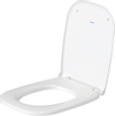 Duravit D-code Abattant de WC 43x36x4cm compact Plastique blanc Brillant SW46980