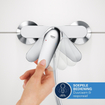 GROHE Swift QuickFix Badmengkraan - inbouw - met omstel - chroom SW1028184