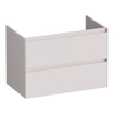 BRAUER Inspire meuble sous-lavabo 80 2 tiroirs softclose - sans poignée - 1 découpe pour siphon - sable mat SW1200720