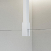 FortiFura Galeria Douche à l'italienne - 110x200cm - Clair - Bras plafond - Blanc mat SW957367