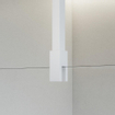 Fortifura Galeria Douche à l'italienne - 70x200cm - Clair - Bras plafond - Blanc mat SW957602