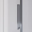 BRAUER Season cabine de douche - 120x100x200cm - porte coulissante - verre transparent - réversible - traitement du verre - inox SW1448666