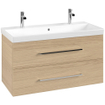 Villeroy & Boch Avento Meuble sous-lavabo 97.6x51.4cm 2 tiroirs Nordic oak SW479510