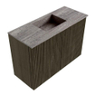 Mondiaz JOYA-DLUX Meuble de toilette 60cm - couleur Shadow - Lavabo FAYE position Milieu 1 trou de robinet couleur Oza SW1425033