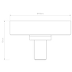Astro Tacoma Surface Applique/Plafonnier - 230V - IP44 - bulbeux - cannelé - verre clair - laiton (or) SW1566152