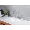Fortifura Calvi Mitigeur lavabo rehaussé avec bec rotatif Chrome SW809346