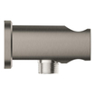 GROHE Rainshower Coude mural - 1/2" - avec support - rosace ronde - Hard graphite brossé SW1077383