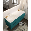 Mondiaz VICA Ensemble de meuble de salle de bain - 120cm - meuble sous-vasque smag - 2 tiroirs - lavabo moon gauche - 1 trou de robinet - version XL 60cm haut SW1090091