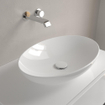 Villeroy & Boch Loop & friends opzetwastafel 56x38cm ovaal zonder overloop ceramic+ glans wit SW644151