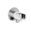Wiesbaden UniMatch Coude mural de raccordement avec support de douchette rond 1/2" chrome SW10504