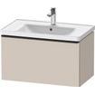 Duravit D-neo Meuble sous vasque 78.4x45.2x44cm 1 tiroir Taupe mat SW640669