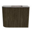Mondiaz JOYA-DLUX 51.6cm toiletmeubel - ronding links kleur Shadow - Wastafel FAYE positie Rechts Zonder kraangat kleur Oza. SW1425056