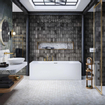 Villeroy & Boch baignoire duo Loop - 170x75cm - rectangulaire/bain intérieur ovale - Acrylique Blanc Alpin brillant SW693631