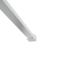 Fortifura Galeria Douchedeur - 100x200cm - scharnieren - deurgreep - vlak - rookglas - Geborsteld RVS SW1122666