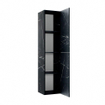 MONDIAZ BEAM Armoire colonne - 160cm - 2 portes - Marquina SW1016998