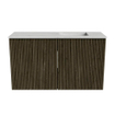 Mondiaz JOYA-DLUX 70cm toiletmeubel - kleur Shadow - Wastafel FAYE positie Rechts Zonder kraangat kleur Opalo. SW1422895