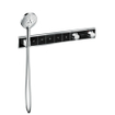 Hansgrohe RainSelect afbouwdeel voor inbouw douchekraan thermostatisch voor 5 functies 66.9x90cm zwart/chroom SW157095