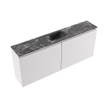 MONDIAZ TURE-DLUX meuble WC 120 cm Cale. EDEN lavabo Lava position centrale. Sans trou de robinet. SW1103753