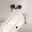 BRAUER Stripe Mitigeur lavabo encastré - bec droit et rosaces - modèle A2 - noir mat SW1435100