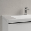 Villeroy & Boch Subway 3.0 lavabo pour meuble - 100x47x16.5cm - Rectangulaire 1 trou de robinet sans trop-plein Blanc Alpin brillant Céramique SW702122