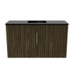 Mondiaz JOYA 70cm meuble de toilette - couleur Shadow - Vasque FAYE position Milieu Sans trou de robinet couleur Urban SW1421484