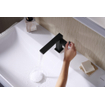 Hansgrohe Tecturis E Wastafelmengkraan - push to open plug - 15.8cm uitloop - zwart mat SW918665