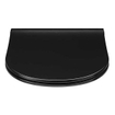 Pressalit Sway d2 abattant WC avec fermeture douce et déverrouillage rapide noir SW73281