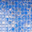 La Mosaic Factory Amsterdam carreau mosaïque - 32,2x32,2cm - carrelage mural et de sol - Carré - Verre Bleu Moyen brillant SW62147