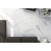 Terravito Alpuro wand- en vloertegel - 30x60cm - 9mm - Rechthoek - gerectificeerd - Marmerlook - Wit/zwart mat SW359743