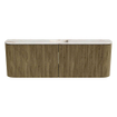 Mondiaz JOYA-DLUX 123.2cm toiletmeubel - ronding links en rechts kleur Dusk - Wastafel FAYE positie Midden Zonder kraangat kleur Frappe. SW1423123