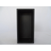 Crosstone by arcqua solid alcove niche encastrée 30x15x10cm surface solide noir mat destockage OUT9912